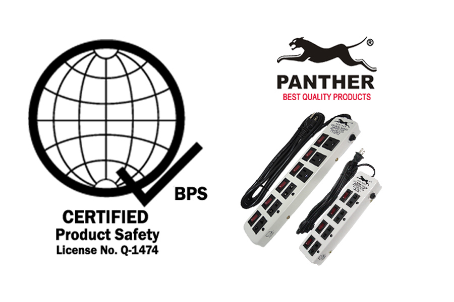 Panther extension cords with Philippine Standard (PS) Mark from Bureau of Product Standard