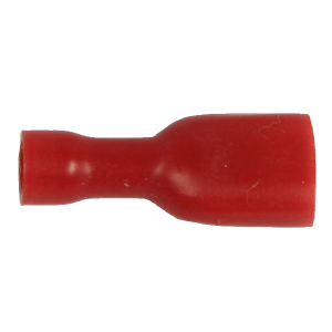 PIT 1134 B: Fully Insulated Female disconnector 6.5mm Red for AWG 16-14