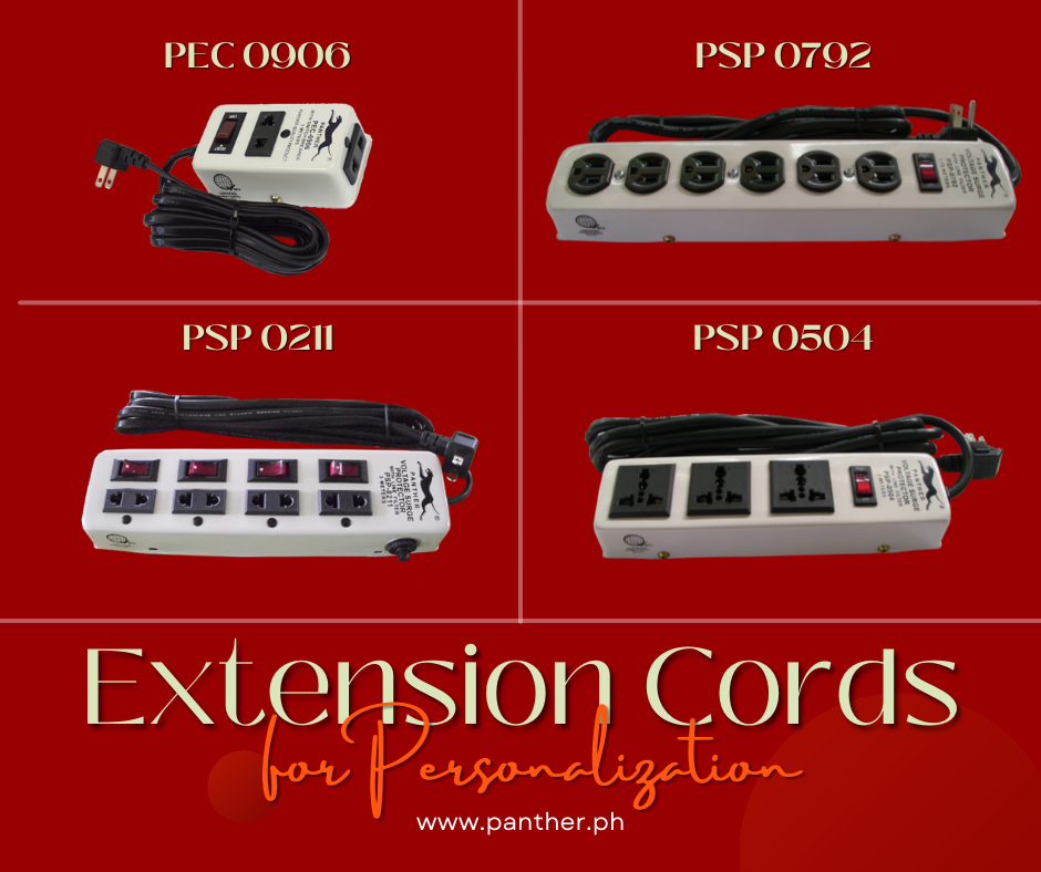 Panther Extension Cord Models to choose from