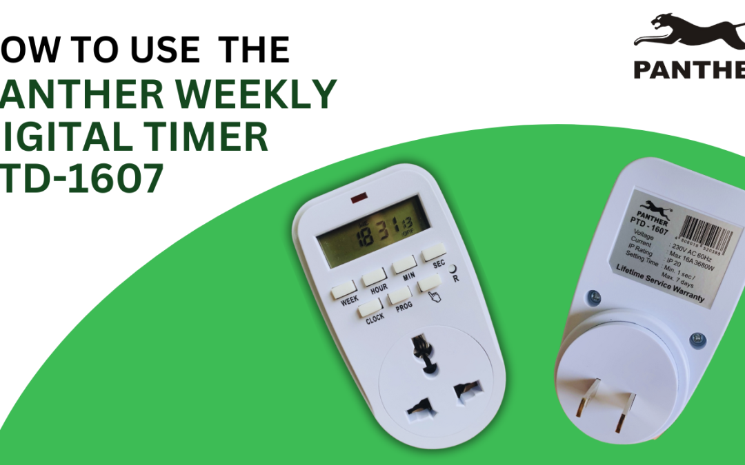 How to Use the Panther Weekly Digital Timer (PTD 1607)