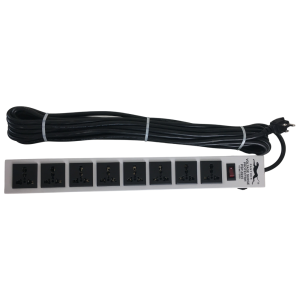 PSP 0225: Panther 8 Gang Extension Cord  w/ Switch and 10 Meter Wire