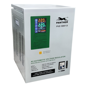 PVS 10001 D: 10000VA Servo Motor Type AVR w/ Power on Delay